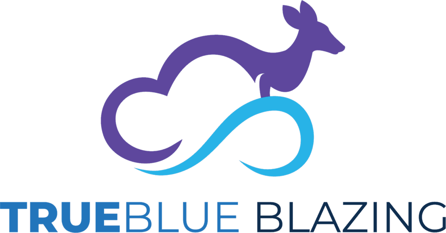 True Blue Blazing 2026 logo